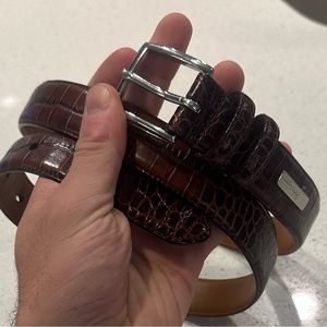 Polo Belt, Brown Leather, 36/90